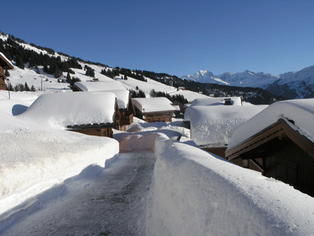 Les Saisies l'hiver