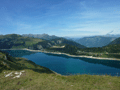 Le lac de Roselend
